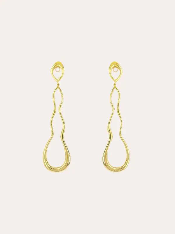 Silia earrings gold