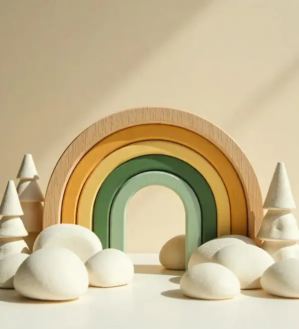 Wooden Rainbow Arch