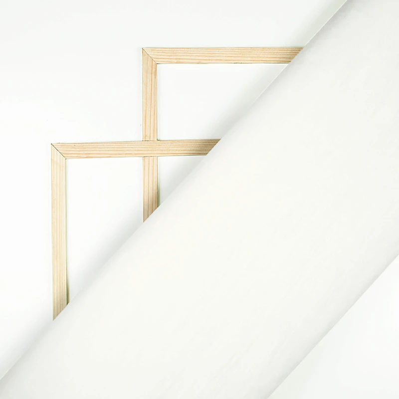 White Plain Dyeable Cotton Mulmul Fabric 1