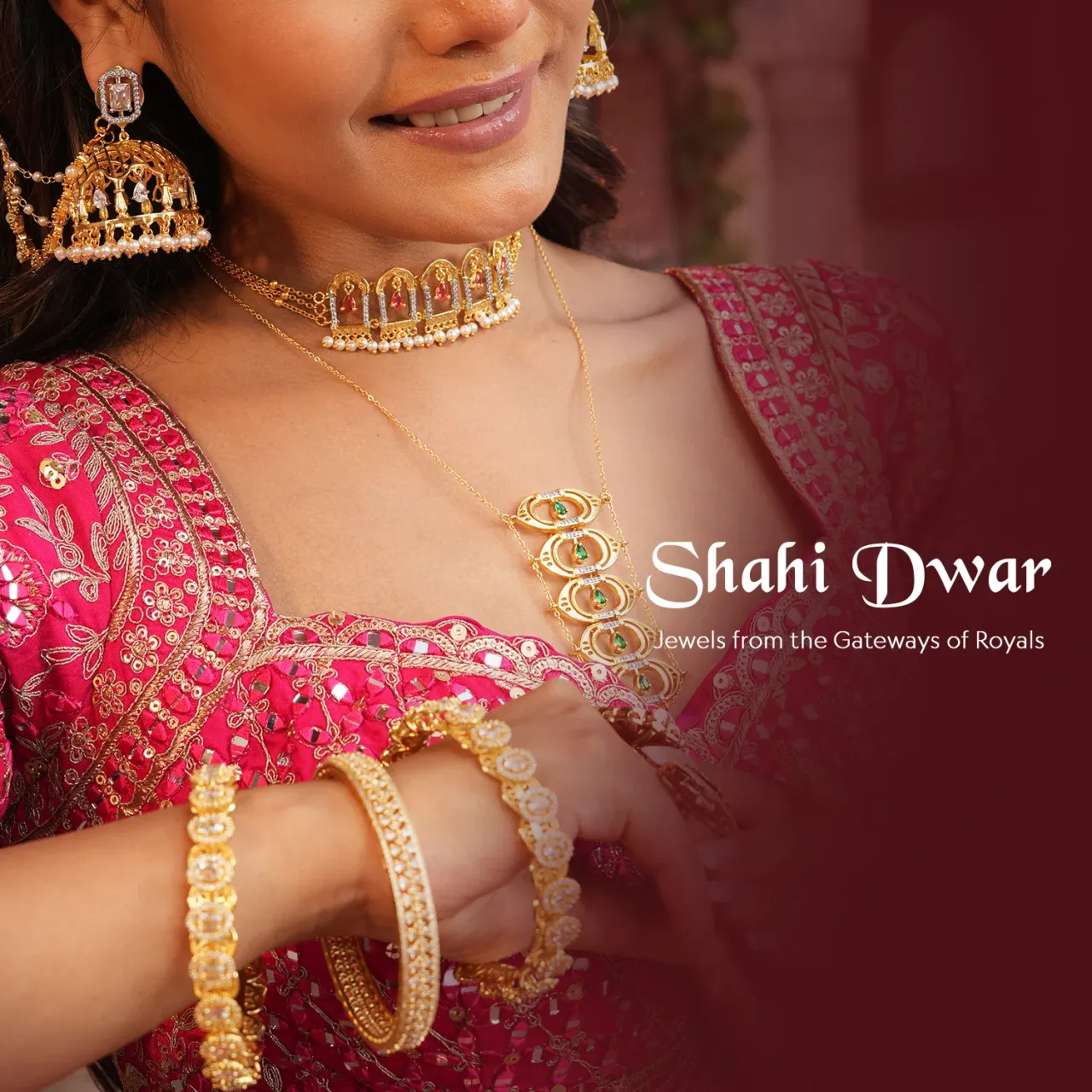 Sparkling Elegance Golden Glow Pendant Set