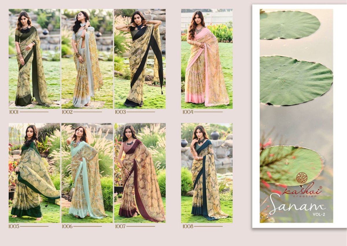 KASHVI CREATION SANAM VOL-2 1001 TO 1008 9