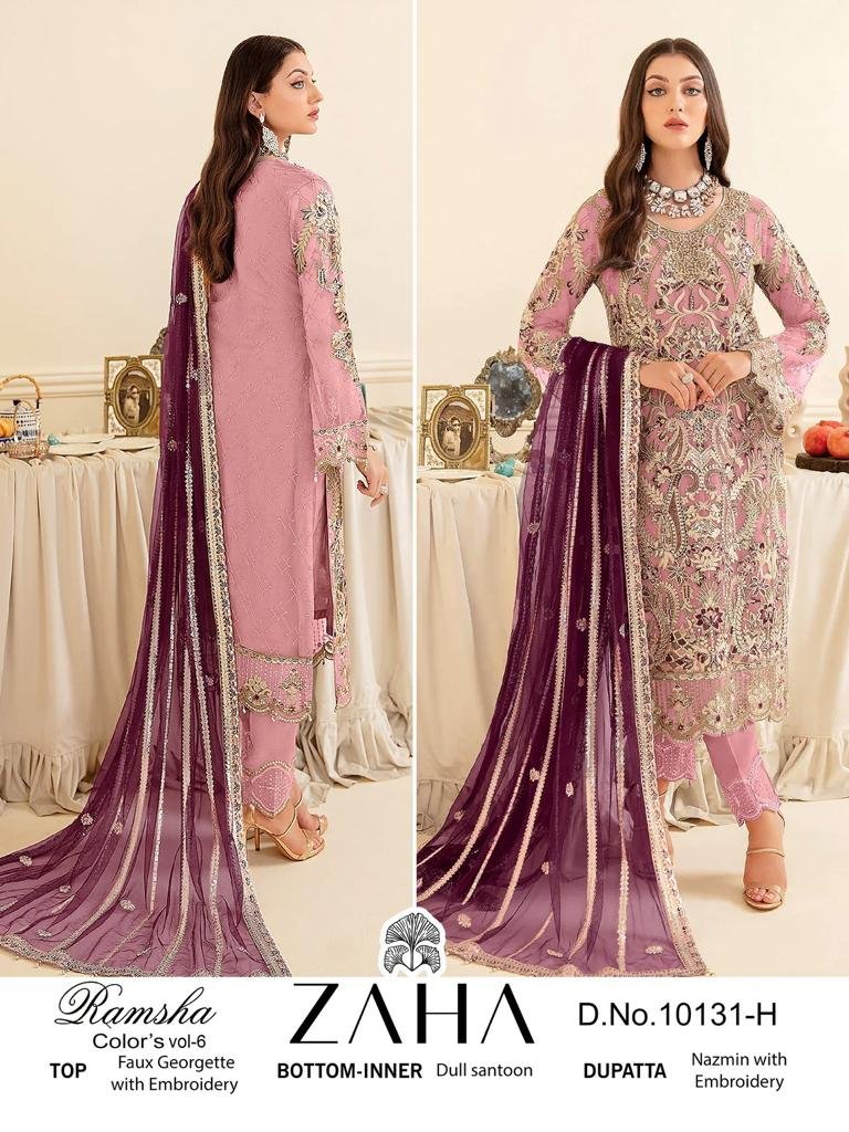 Zaha Ramsha Vol-6 10131 New Colors 3