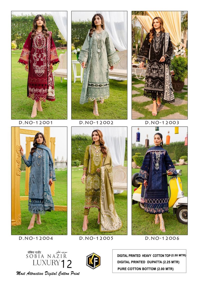 KEVAL FAB SOBIA NAZIR LUXURY-12 12001 TO 12006 7
