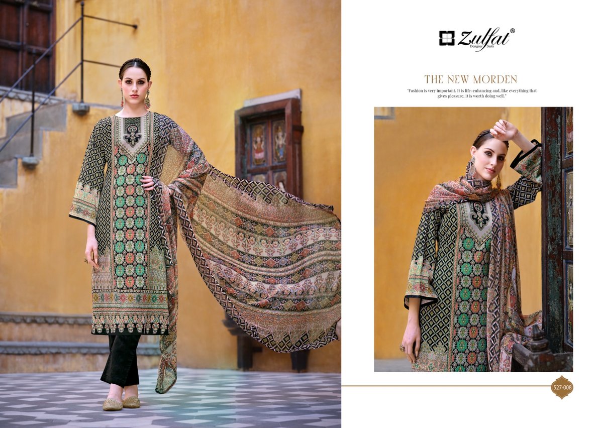 ZULFAT DESIGNER SABIRA 527-001 TO 527-008 8