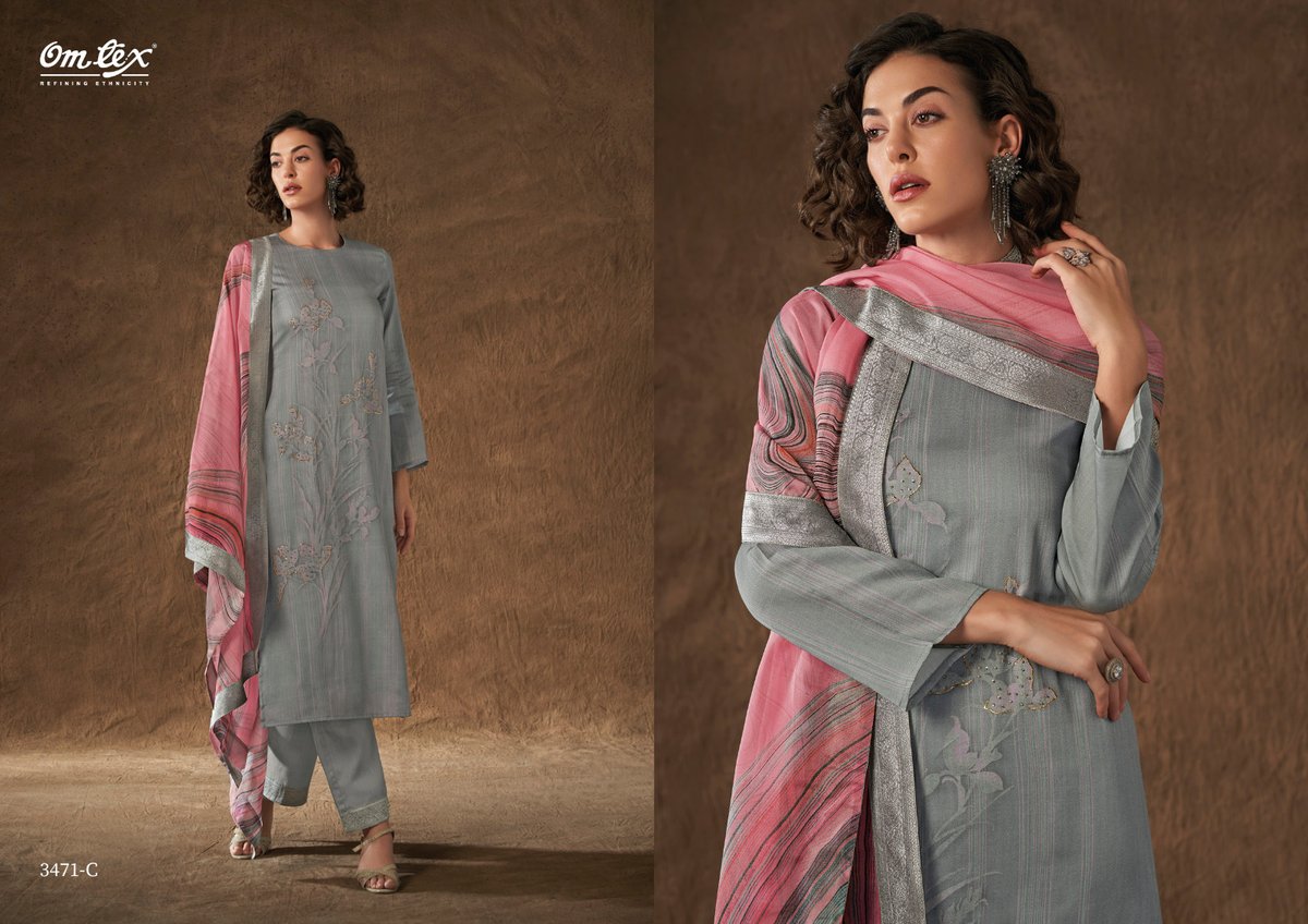 OM TEX SHREYA 3471-A TO 3471-D 3