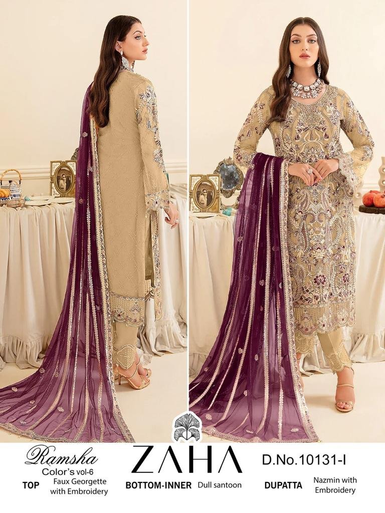 Zaha Ramsha Vol-6 10131 New Colors 4