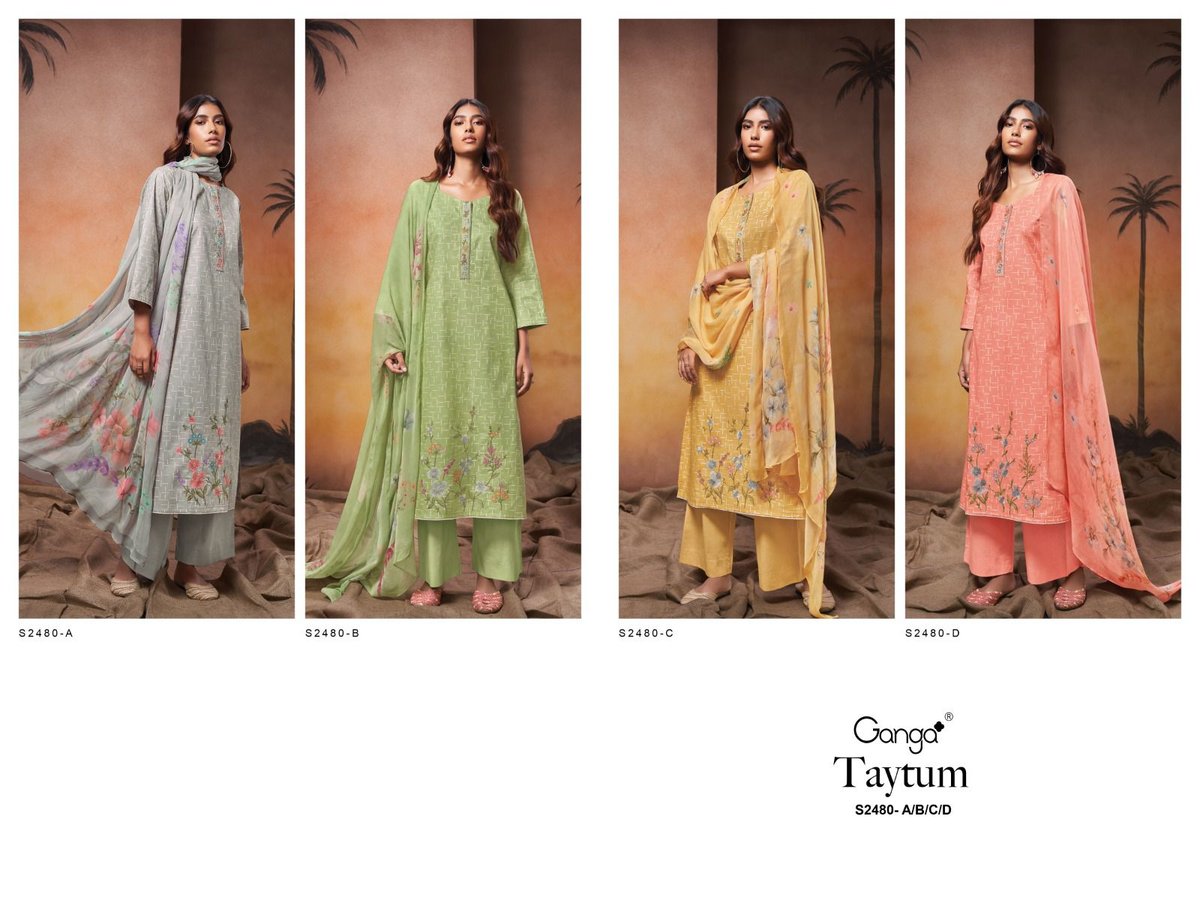 GANGA TAYTUM S-2480-A TO S-2480-D 5