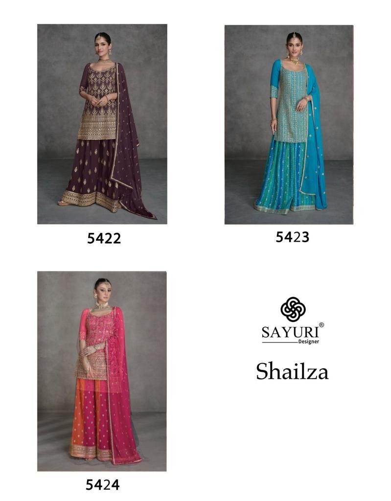 SAYURI DESIGNER SHAILZA 5422 TO 5424 4