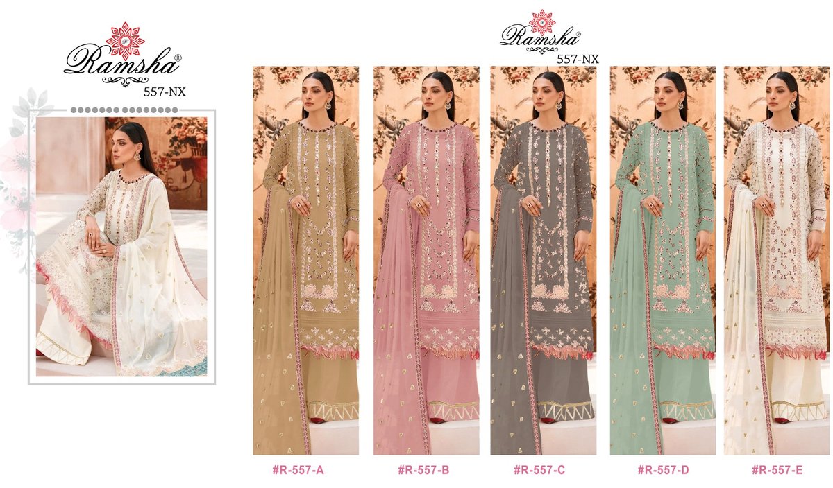 Ramsha Suit R-557 Nx Colors 10