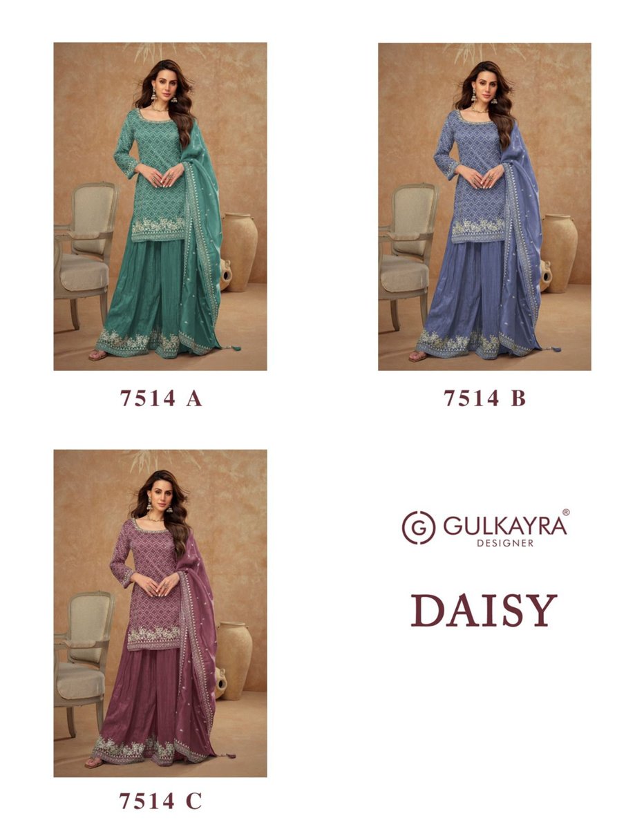 GULKAYRA DESIGNER DAISY 7514A-7514C 4