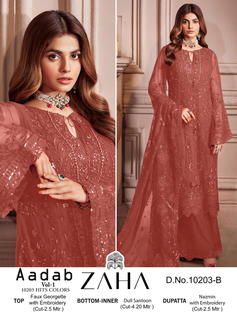 ZAHA AADAB VOL-1 10203-A TO 10203-D 2