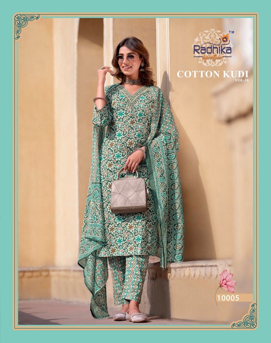 RADHIKA LIFESTYLE COTTON KUDI VOL-10 10001 TO 10008 5