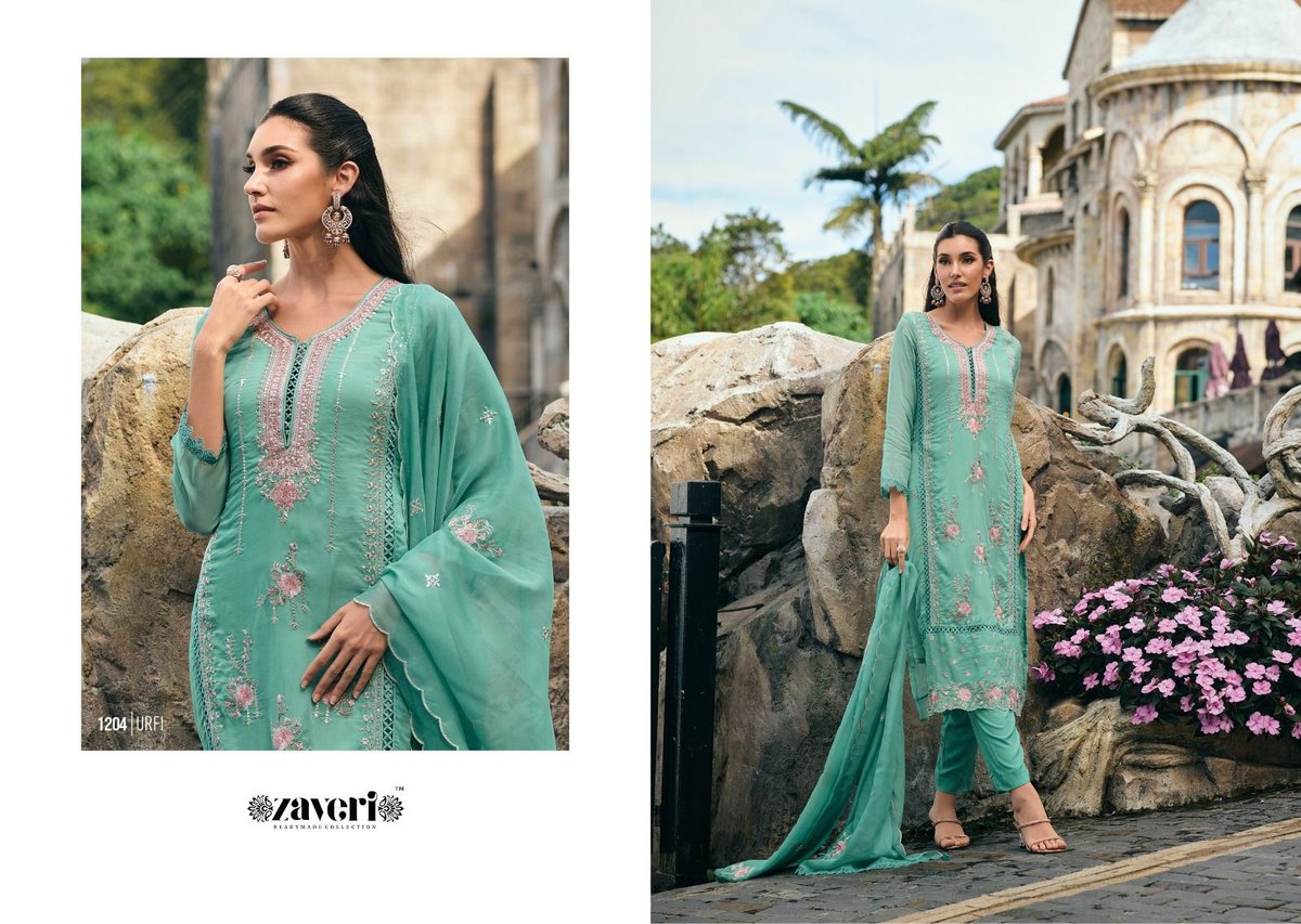 Zaveri Urfi 1201-1204 Series 4