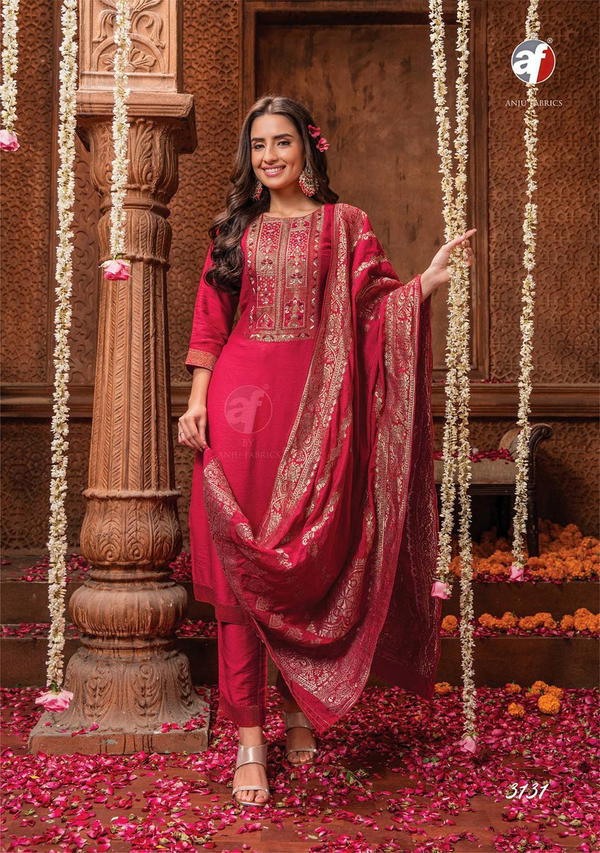 ANJU FABRIC PALKI VOL-3 3131 TO 3133