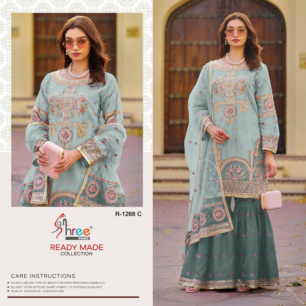 SHREE FAB READY MADE COLLECTION R-1268-A TO R-1268-D 3