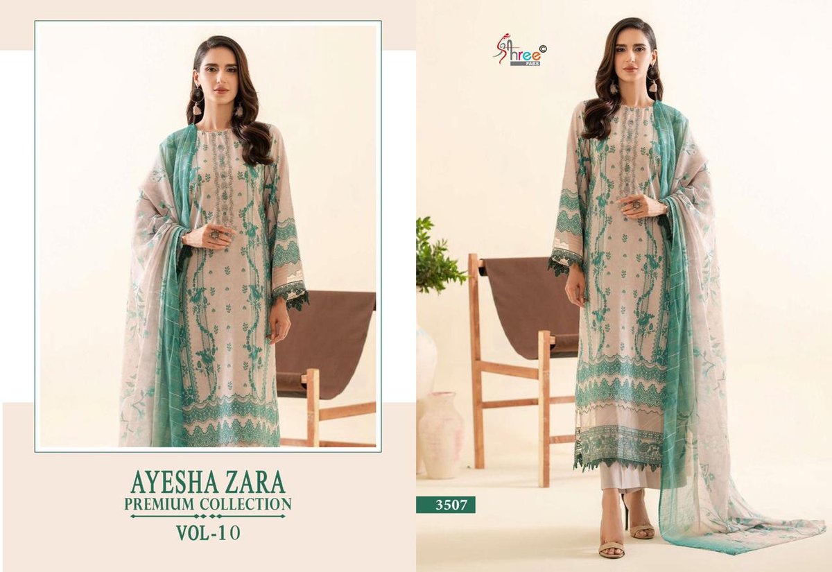 SHREE FAB AYESHA PREMIUM COLLECTION VOL-10 3506 TO 3511 2