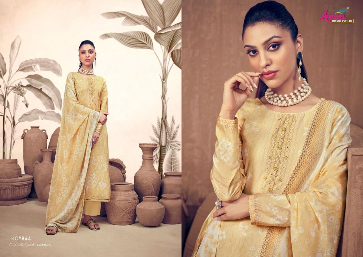 AVON TRENDZ KABUL CRAPE VOL-2 KC-839 TO KC-844 6