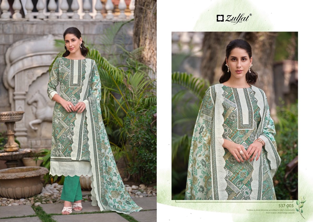 ZULFAT DESIGNER MARYAM VOL-2 537-001 TO 537-008 3