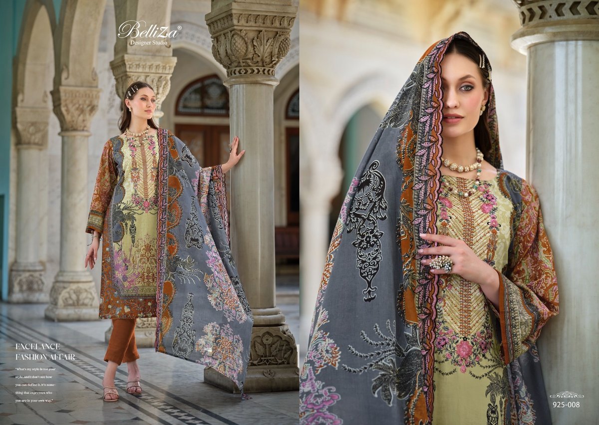 BELLIZA DESIGNER GUZARISH VOL-12 925-001 TO 925-008 8