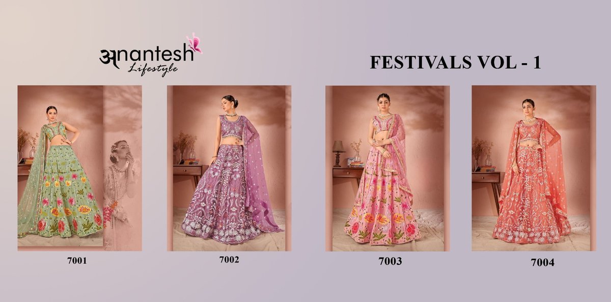Anantesh Lifestyle Festivals Vol-1 7001-7004 Series 5