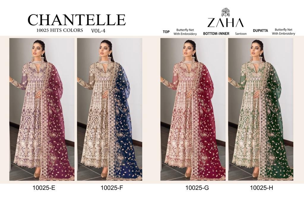 ZAHA CHANTELLE VOL-4 10025-E TO 10025-H 5