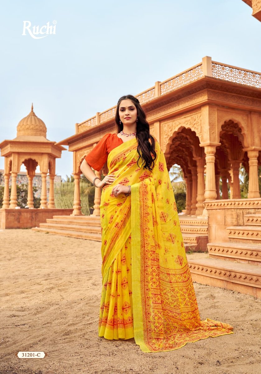 RUCHI SAREE STAR CHIFFON 151 31201-A TO 31203-D 3