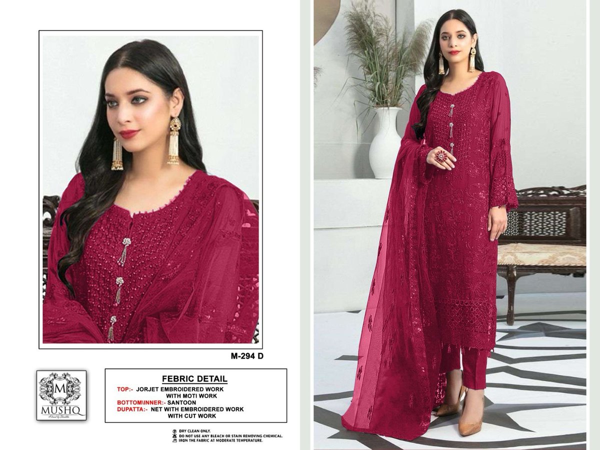 SHRADDHA DESIGNER MUSHQ M-294-A TO M-294-D 4