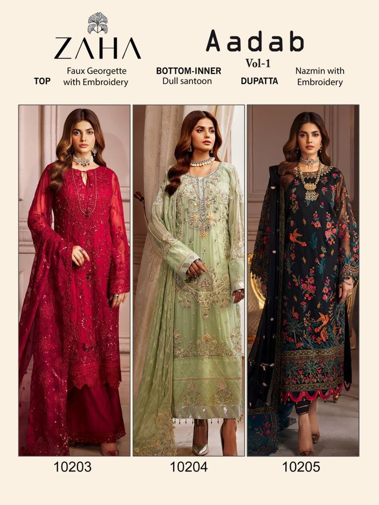 Zaha Aadab Vol-1 10203-10205 Series 4