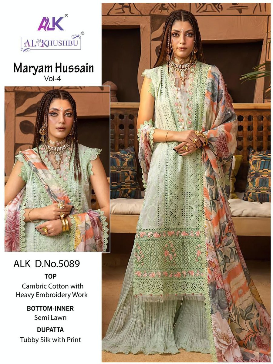 AL KHUSHBU MARYAM HUSSAIN VOL-4 5087 TO 5089 3