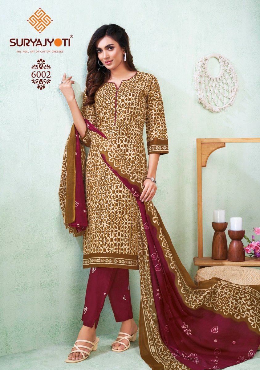 SURYAJYOTI PEHNAVA VOL-6 6001 TO 6010 2