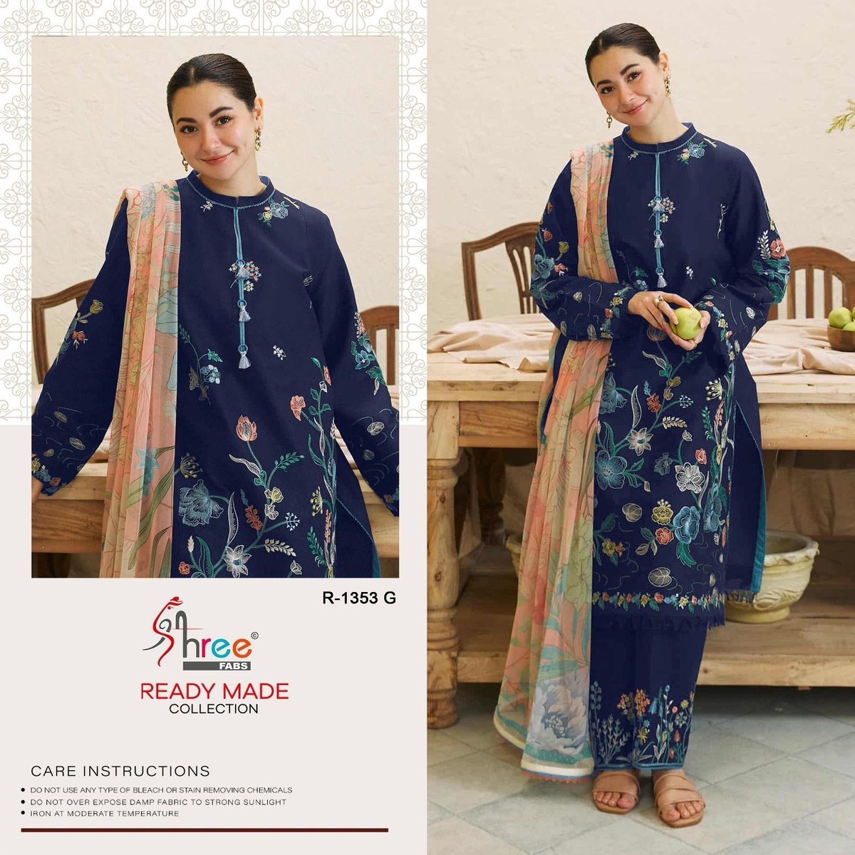 SHREE FAB READY MADE COLLECTION R-1353-E TO R-1353-H 3