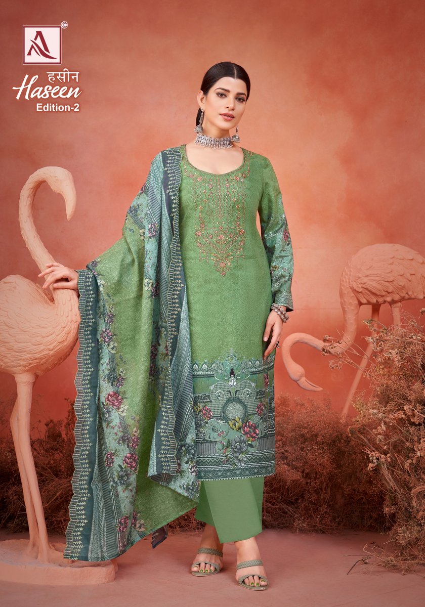 ALOK SUIT HASEEN - 2 H-1515-001  TO H-1515-008 8