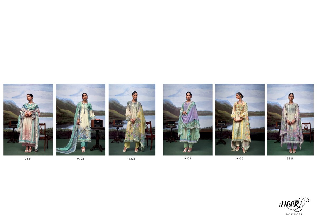 KIMORA FASHION HEER GHATI VOL-176 9321 TO 9326 7