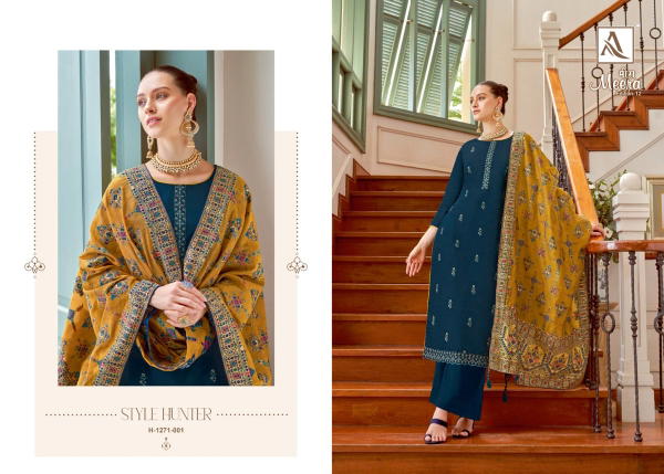 Alok Suit Meera Edition Vol-12 1271-001 to 1271-006 Series