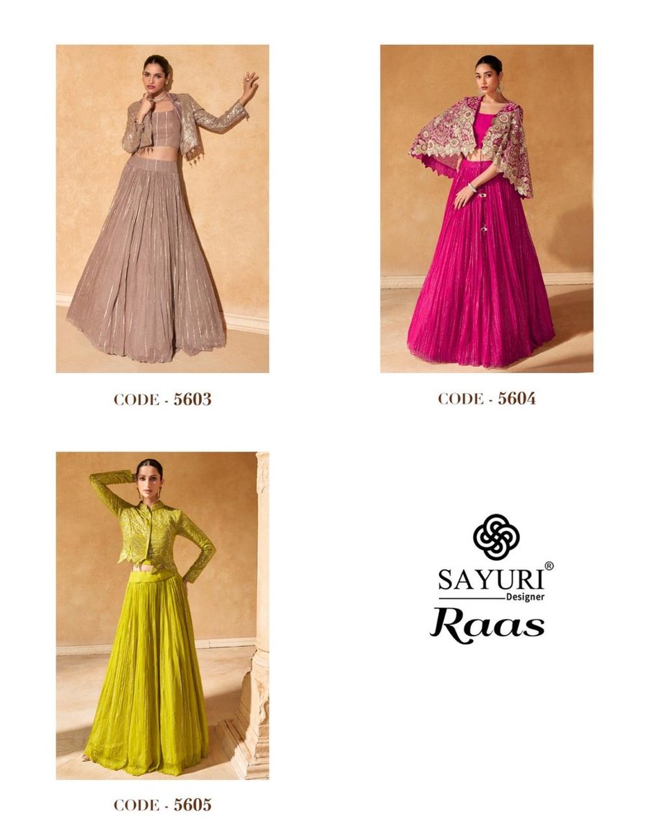 SAYURI DESIGNER RAAS 5603-5605 4