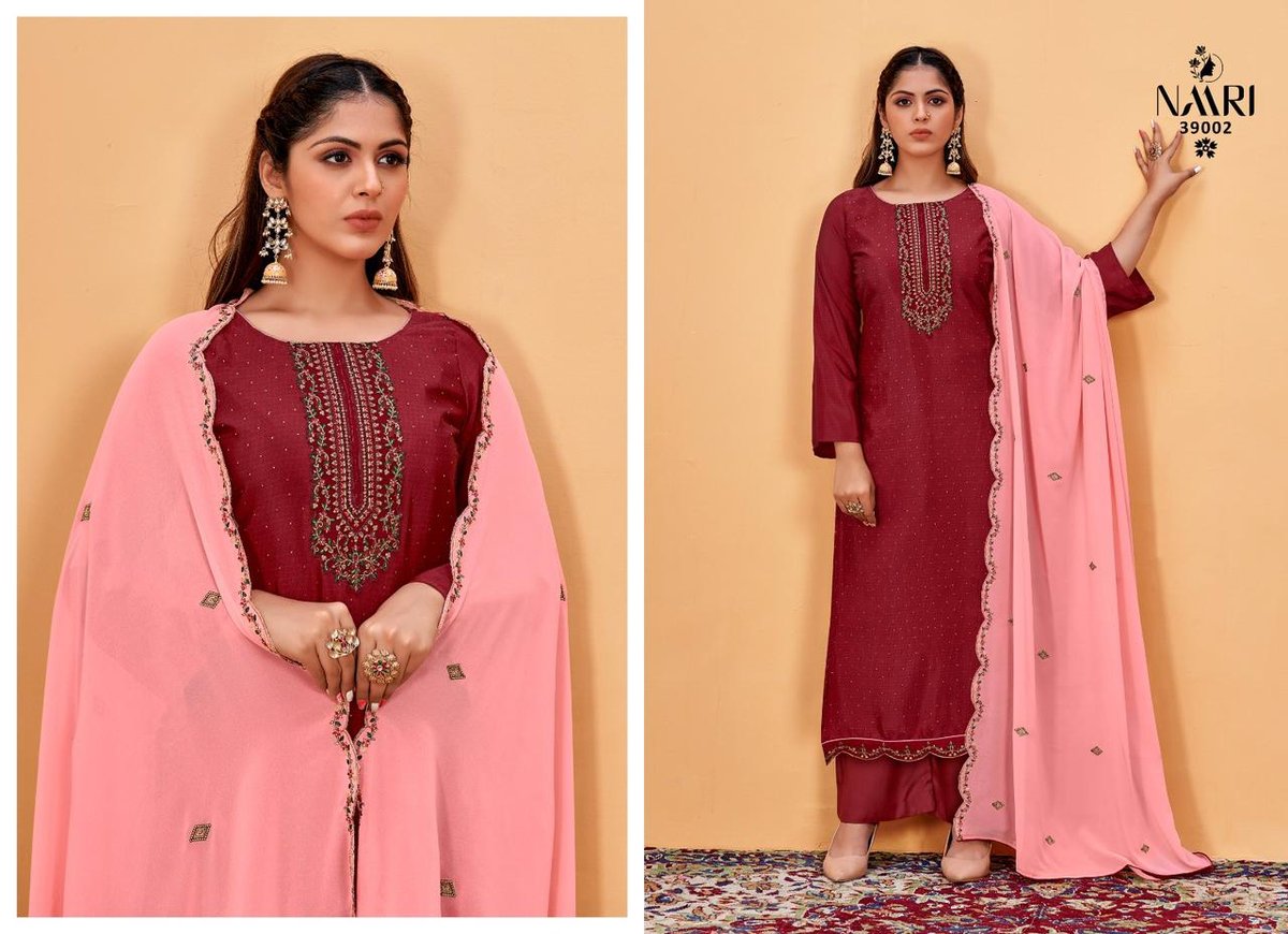 Naari Silkina French Crape 39001-39004 Series 2