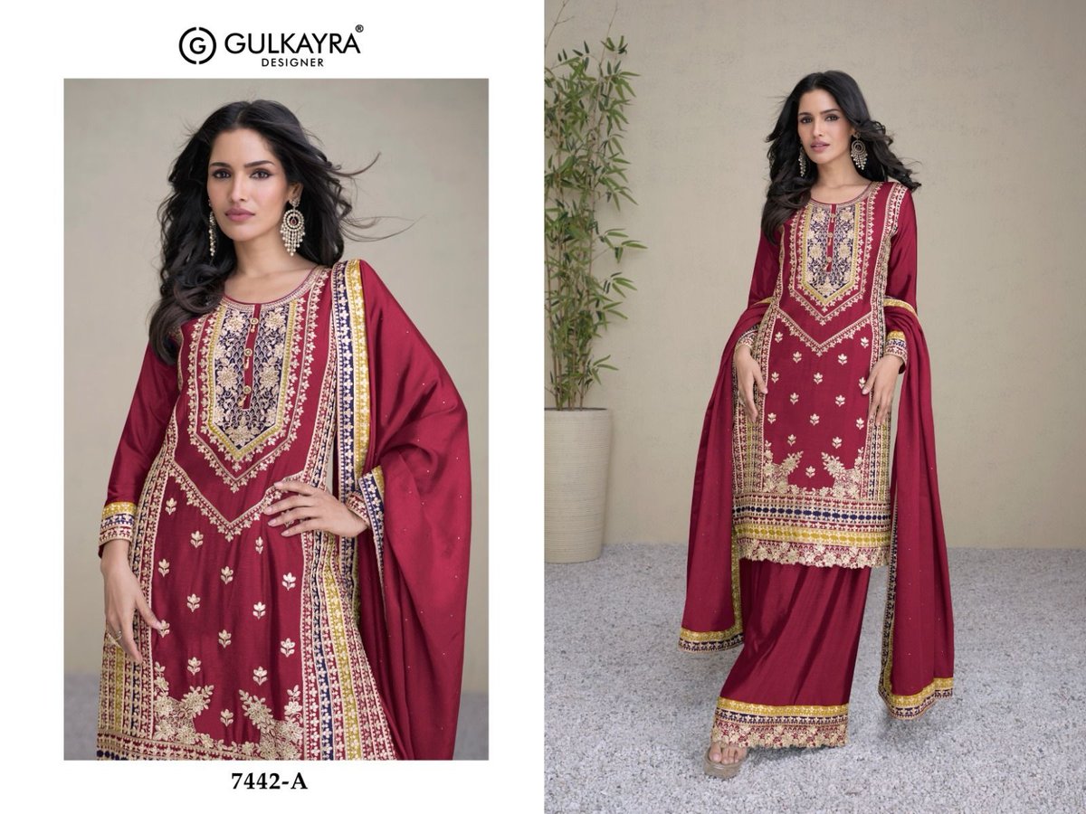 GULKAYRA DESIGNER AMAYRA 7442A-7442C 1