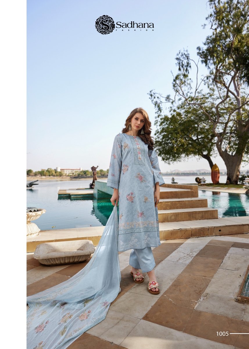 SADHANA FASHION ZEENAT 1001 TO 1008 5