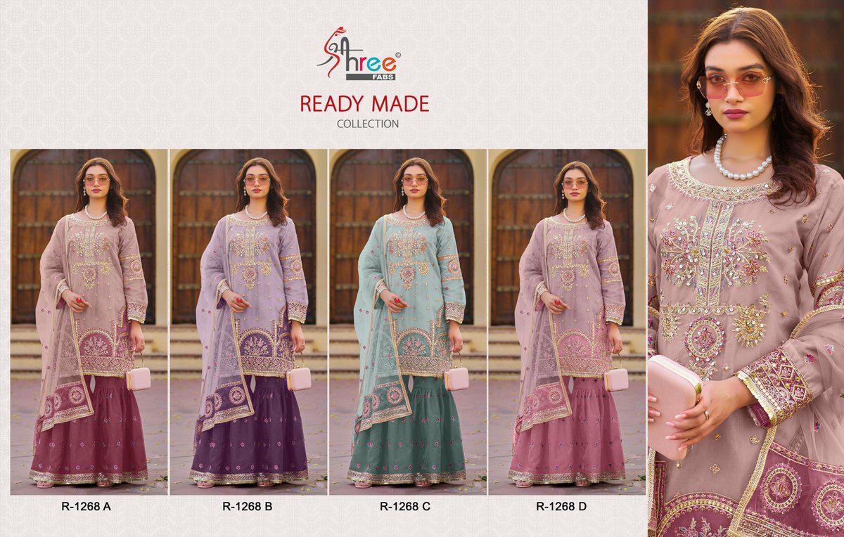 SHREE FAB READY MADE COLLECTION R-1268-A TO R-1268-D 5