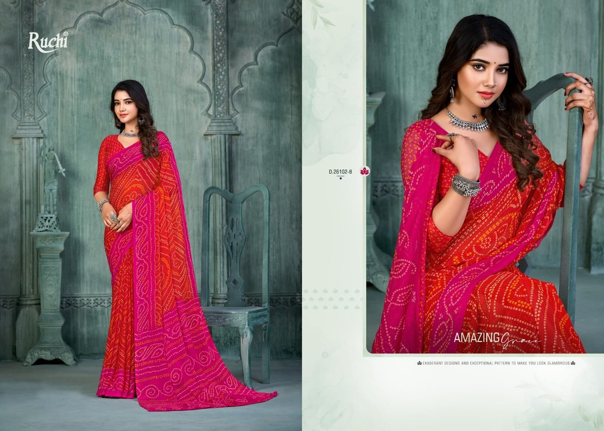 RUCHI STAR CHIFFON 131 EDITION 26101-A TO 26103-D 6