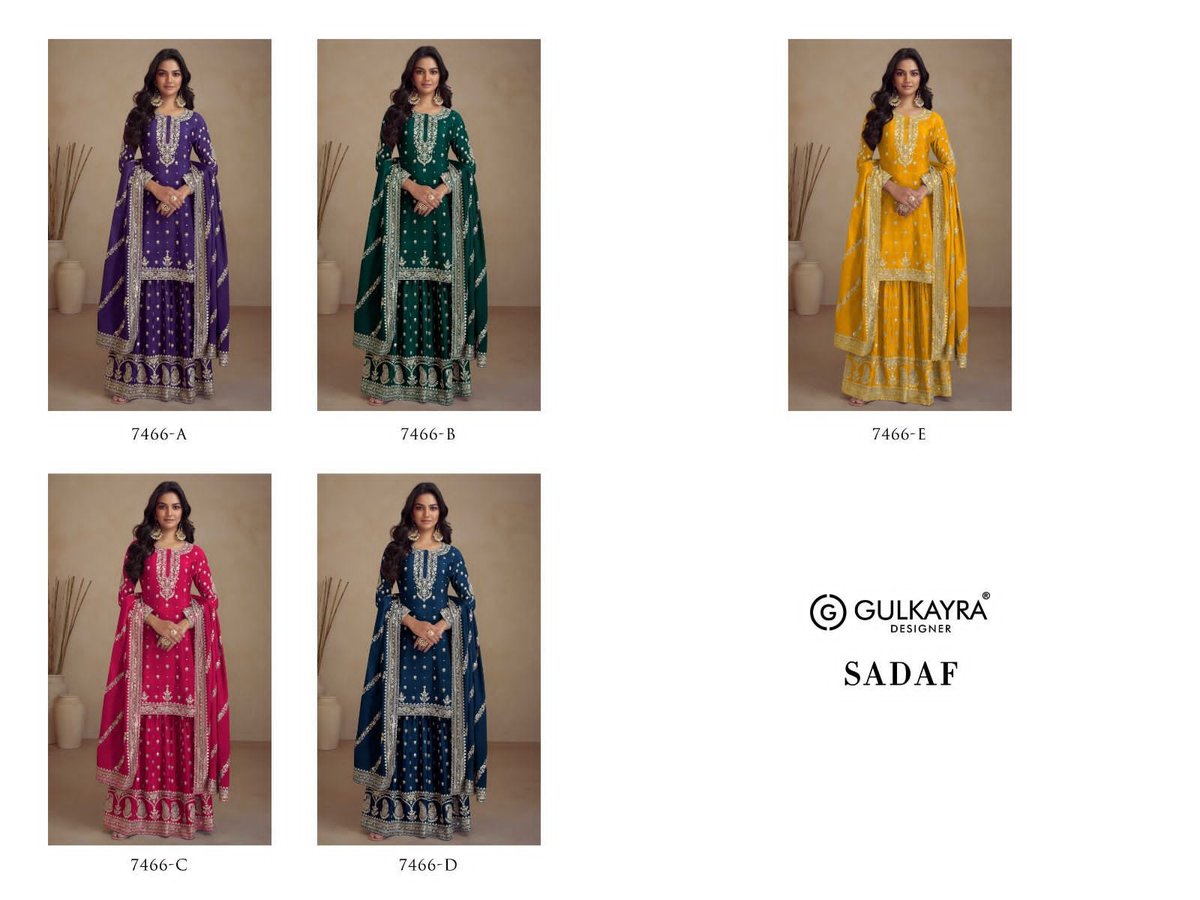 GULKAYRA DESIGNER SADAF 7466A-7466E 6