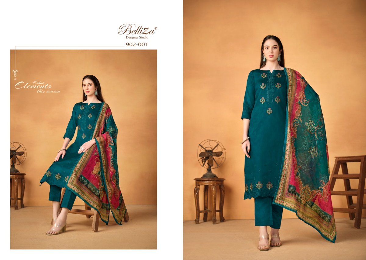 BELLIZA DESIGNER JASHN-E-ISHQ VOL-5 902-001 TO 902-006 1