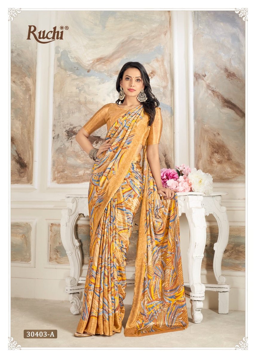RUCHI SAREE VIVANTA SILK - 30 30401 A-B TO 30406 A-B 5