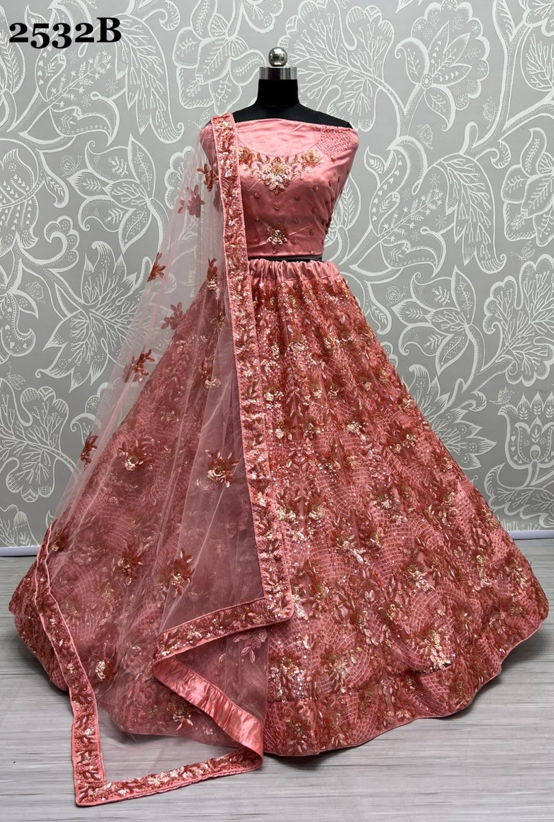 Anjani Art Bridal Lehenga Choli 2532 Colors 4