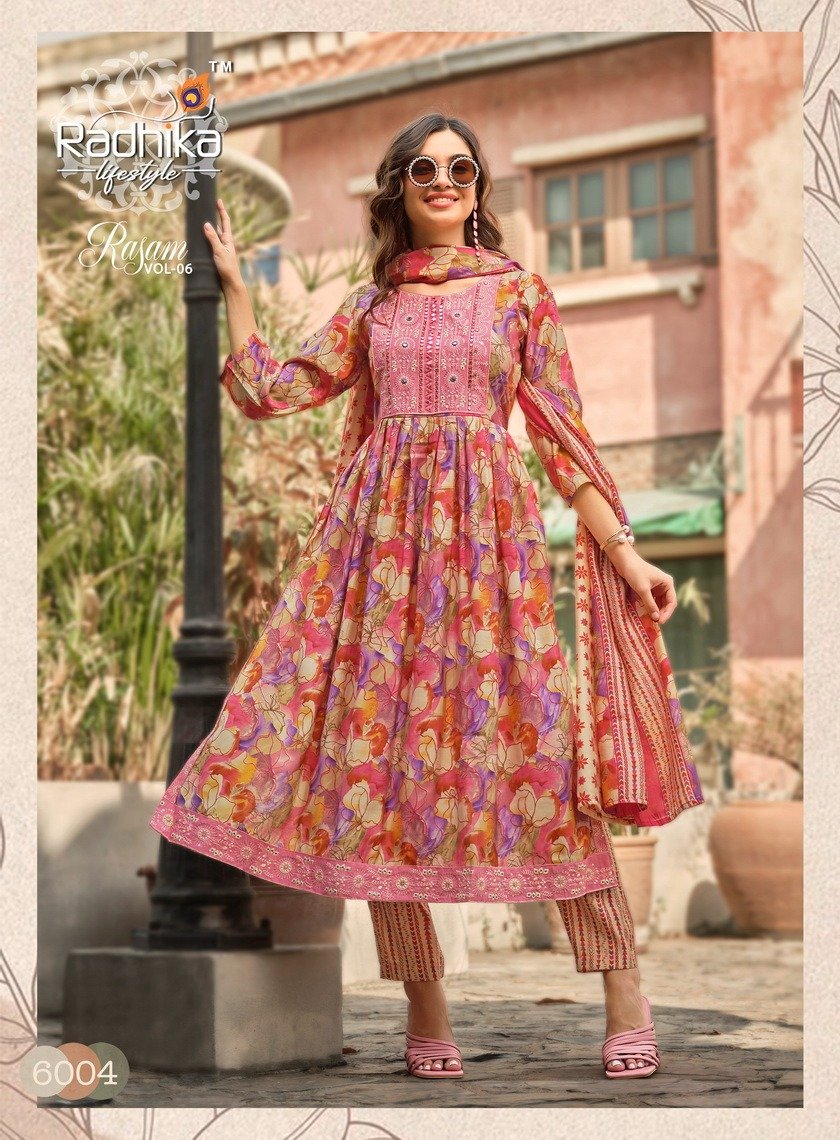 RADHIKA LIFESTYLE RASAM VOL-6 6001 TO 6007 4