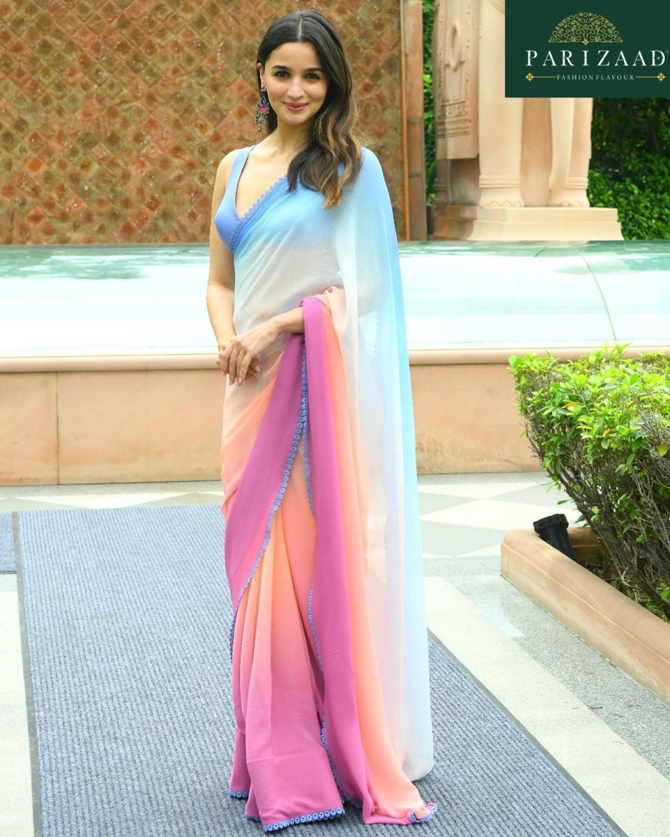 Parizaad Aliya Bhatt Bollywood Digital Printed Saree 2