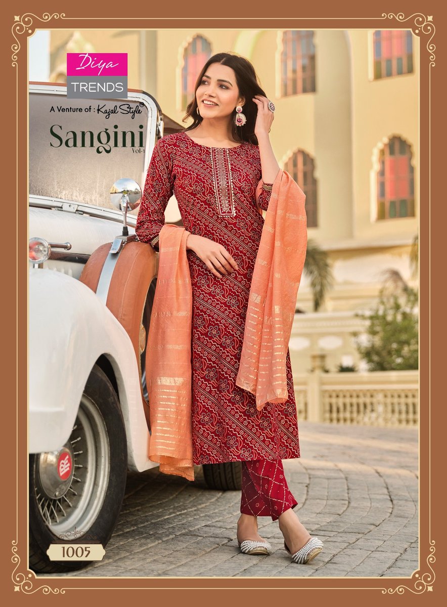 DIYA TRENDZ SANGINI VOL-1 1001 TO 1010 5