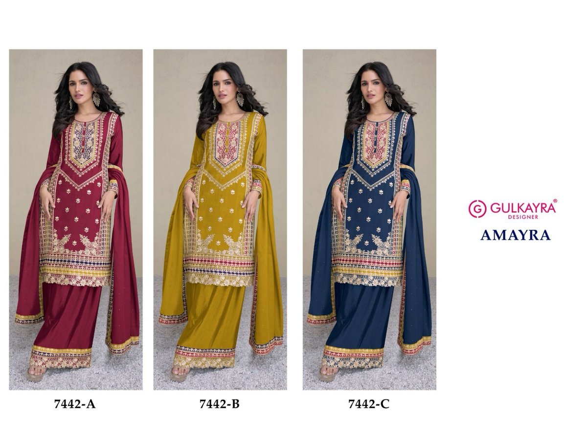 GULKAYRA DESIGNER AMAYRA 7442-A TO 7442-C 4