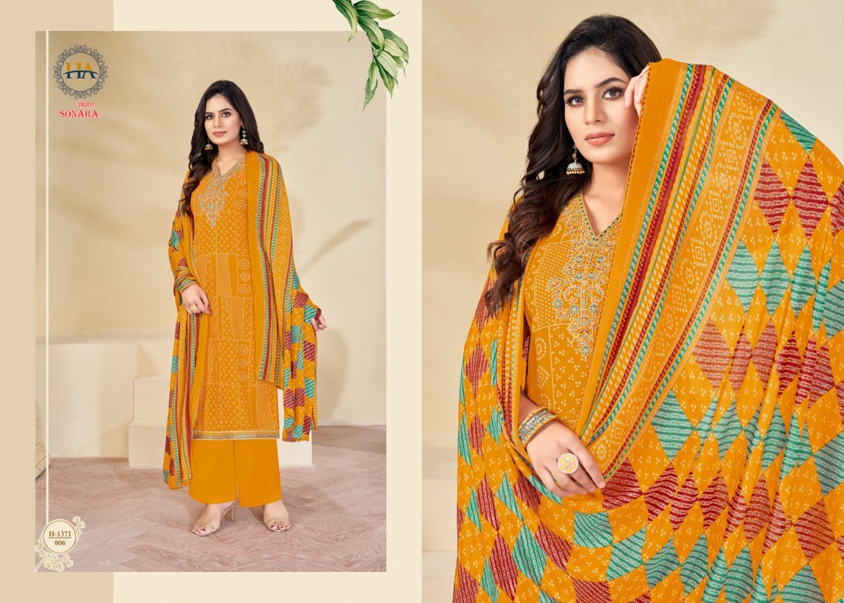 HARSHIT FASHION BY SONARA H-1371-001 TO H-1371-008 6