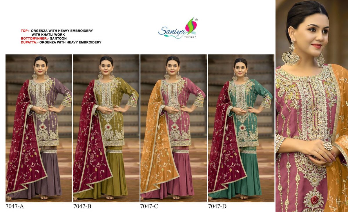 SANIYA TRENDZ 7047-A TO 7047-D 5